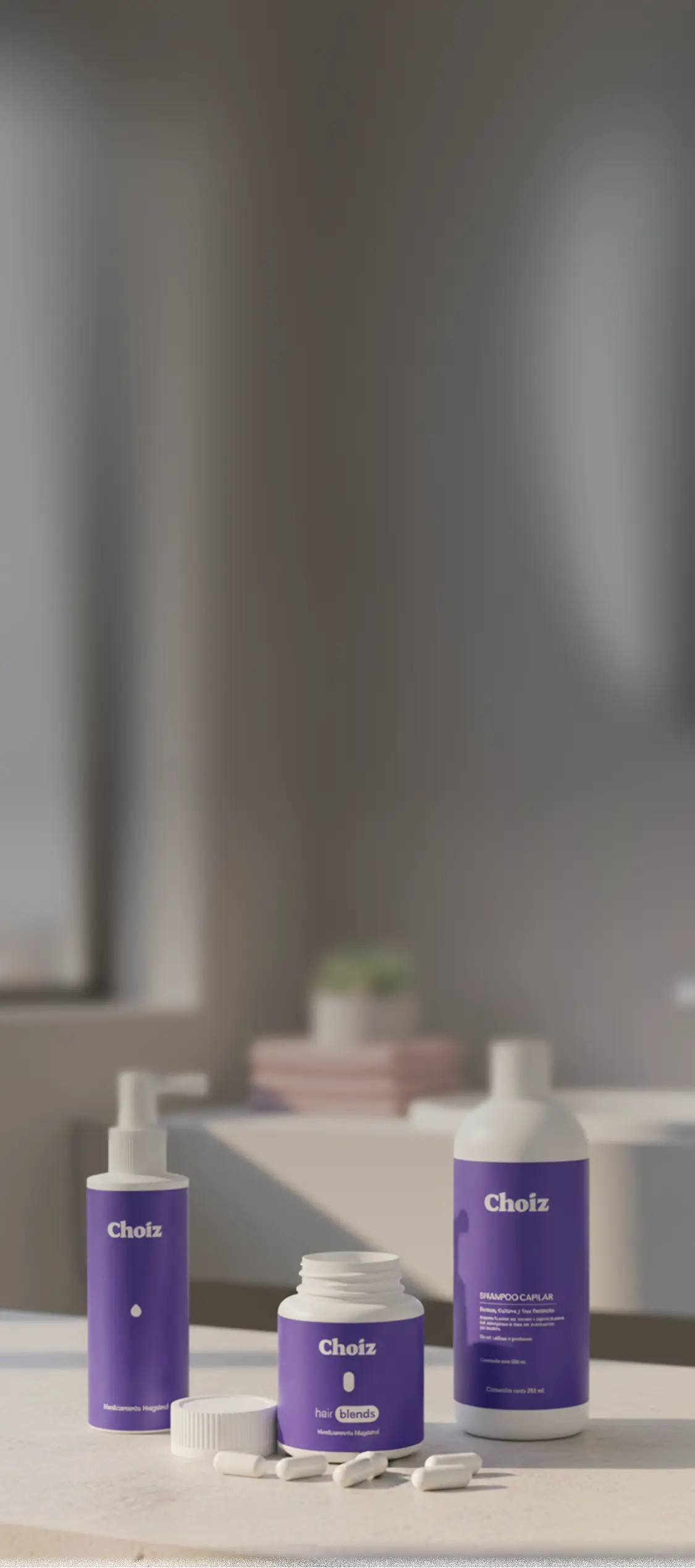 Imagen de productos Choiz para alopecia masculina